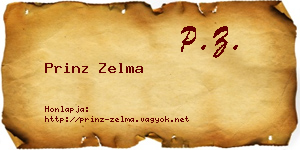 Prinz Zelma névjegykártya